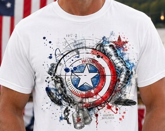Bucky Barnes Shirt, Winter Soldier Tee,  Superhero Graphic T-Shirt, Avengers TShirt, Marvel Captain America Shirt, Superhero Fan Shirt