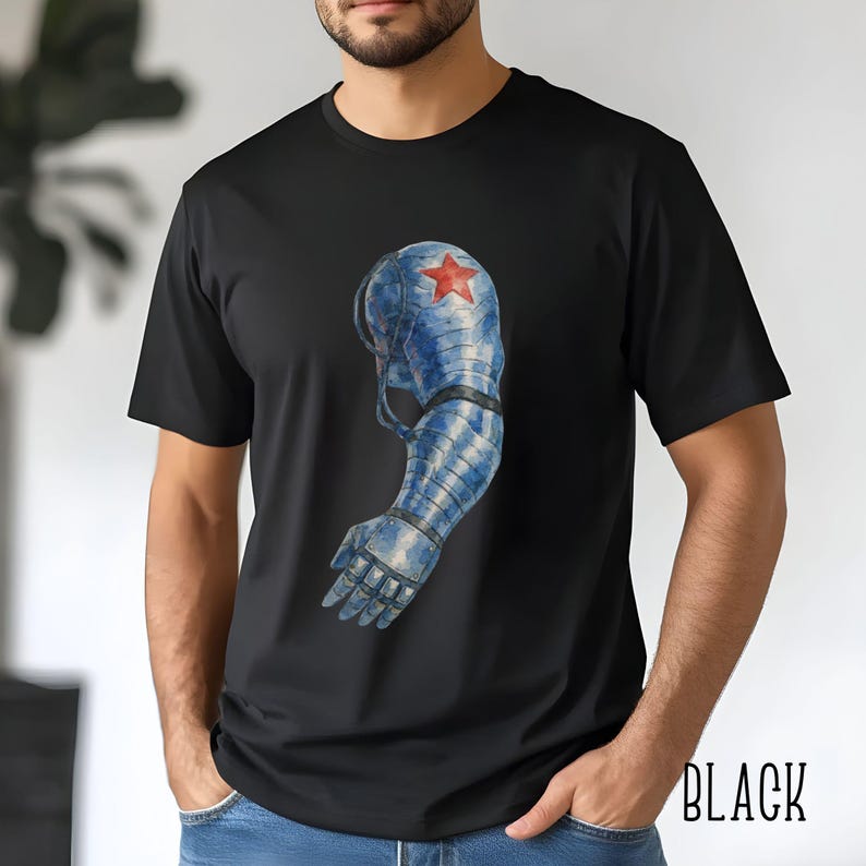 Winter Soldier, Winter Soldier Shirt, Bucky Barnes Shirt, Bucky Barnes, Superhero Tee, Avengers TShirt, Marvel Rivals, Captain America Shirt image 6