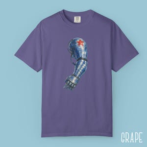 Winter Soldier, Winter Soldier Shirt, Bucky Barnes Shirt, Bucky Barnes, Superhero Tee, Avengers TShirt, Marvel Rivals, Captain America Shirt image 8