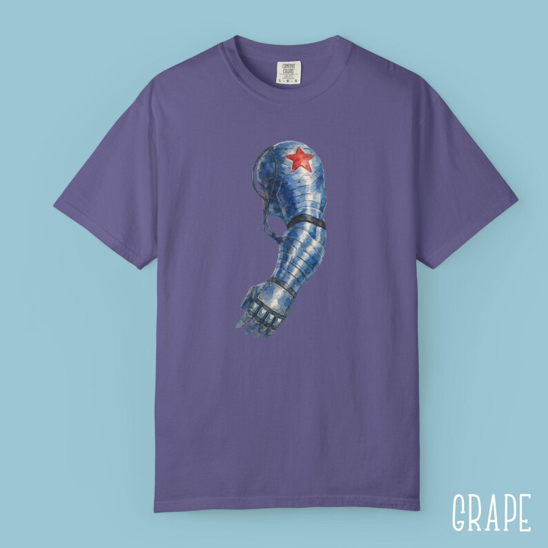 Winter Soldier, Winter Soldier Shirt, Bucky Barnes Shirt, Bucky Barnes, Superhero Tee, Avengers TShirt, Marvel Rivals, Captain America Shirt image 8