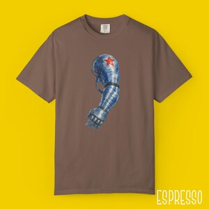 Winter Soldier, Winter Soldier Shirt, Bucky Barnes Shirt, Bucky Barnes, Superhero Tee, Avengers TShirt, Marvel Rivals, Captain America Shirt image 9