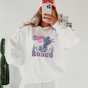 Coors Rodeo Sweatshirt, Rodeo Shirt, Western Crewneck, Comfort Sweatshirt, Comfort Western Wear, Gifts for Rodeo Lovers