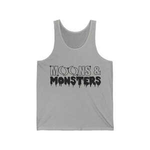 Moons and Monsters Unisex Jersey Tank