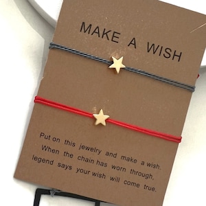 Back to School Star Bracelet, First Day of School Anxiety Bracelet, You are my Star  Bracelet, Family String Bracelet Set, Besties Bracelets