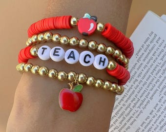 Braccialetto personalizzato con perline e nome: gioielli personalizzati per bambini - Italia