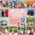 Crochet Pattern Bundle, 500+ Crochet Patterns, Amigurumi Crochet Patterns, Christmas Crochet Pattern, No Sew Crochet Pattern, Low Sew