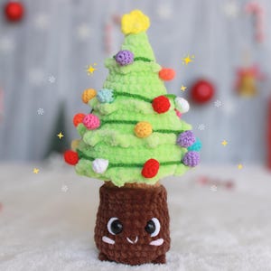 Tree Crochet Pattern, Christmas Crochet Pattern, No Sew Pattern, Tree Crochet Plushie, Christmas Decoration