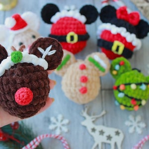 Reindeer Christmas Crochet Pattern, Reindeer Crochet Ornaments, Christmas Crochet Pattern, Hanging Crochet, Crochet Reindeer, PDF