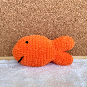 Goldfisch Häkelmuster, Bunte Fische Keks Keks, Goldfisch Amigurumi Muster, Orange Fisch Plushie, Katzenspielzeug, Bundle häkeln