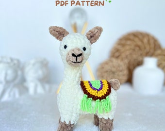 llama crochet pattern, llama crochet amigurumi, llama amigurumi, plush pattern, amigurumi crochet, PDF crochet pattern