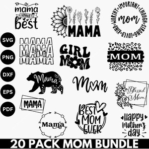 Mom SVG Bundle Hand beschriftet | Muttertag geschnitten Datei | Mama Leben svg | Mama Herz | Gesegnete Mama SVG | Mutter von Jungen Mädchen geschnitten Datei | Mama ZitateSvg