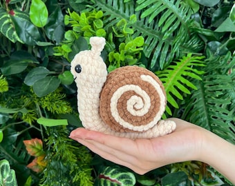 Häkelmuster für Schnecken, Plüschschnecke, Amigurumi häkeln, crochet Amigurumi, PDF Häkelanleitung