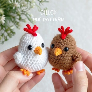 Chick crochet pattern, crochet pattern amigurumi, Chick pattern, Plushie pattern, PDF crochet pattern, Cute chicks