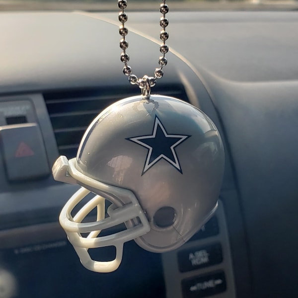 Cordón colgante para espejo retrovisor de coche de los Dallas Cowboys - Decoración de los Dallas Cowboys