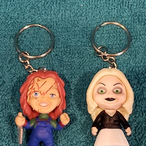 Handmade custom Character Horror Keychain Set - Horror Decor