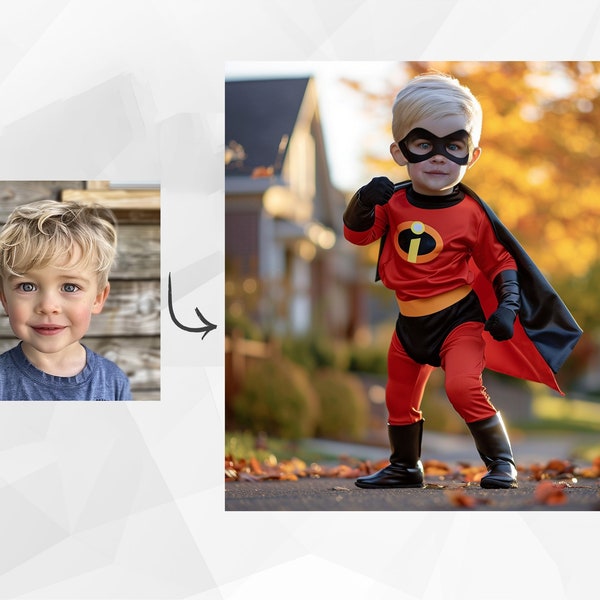 incredibles boy costume, incredibles mask, birthday invite incredibles, frozone incredibles, Personalized The Incredibles baby boy, gift