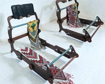 Adjustable Bead Loom for Bracelets & Necklaces | Upright Beading Loom | Original Handmade Design | Made in Ukraine