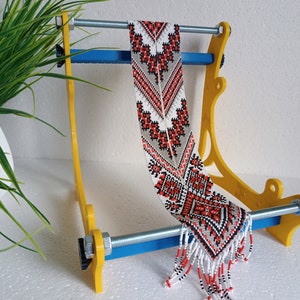 This machine 4 adjustable sizes in 1, providing flexibility for various creative projects.Loom work for crafting beads, necklaces, bracelets