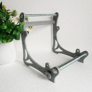 Adjustable Bead Loom - Gray, 4 Sizes in One, Perfect for Weaving Bracelets and Necklaces