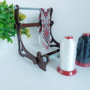 Bead Loom – Adjustable (4 Sizes) + Threads, Includes Black and White Thread (No. 60) for Bracelets & Necklaces