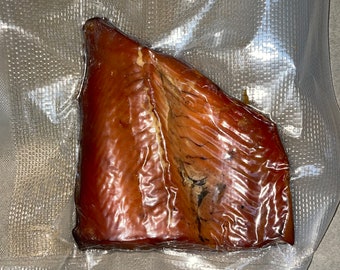 Traditionally smoked salmon