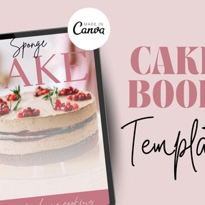 Ebook Template, Pastry Book Template, Course Creator Template, Ebook Digital Download, Editable in Canva for Free