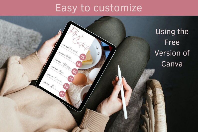 Pastry Ebook Template/ Course Creator / Ebook Digital Download ...