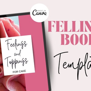 Pastry Creations: Digital Dessert Recipe Book & Ebook Template /Book with 60 editable and customizable pages / Digital Baker and Pastry book