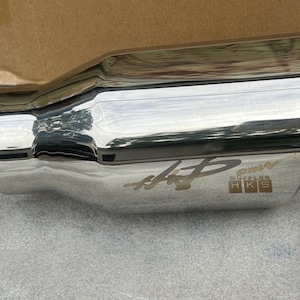 HKS stainless steel tip clear shiny exhaust tip for universal car tail pipe READY STOCK
