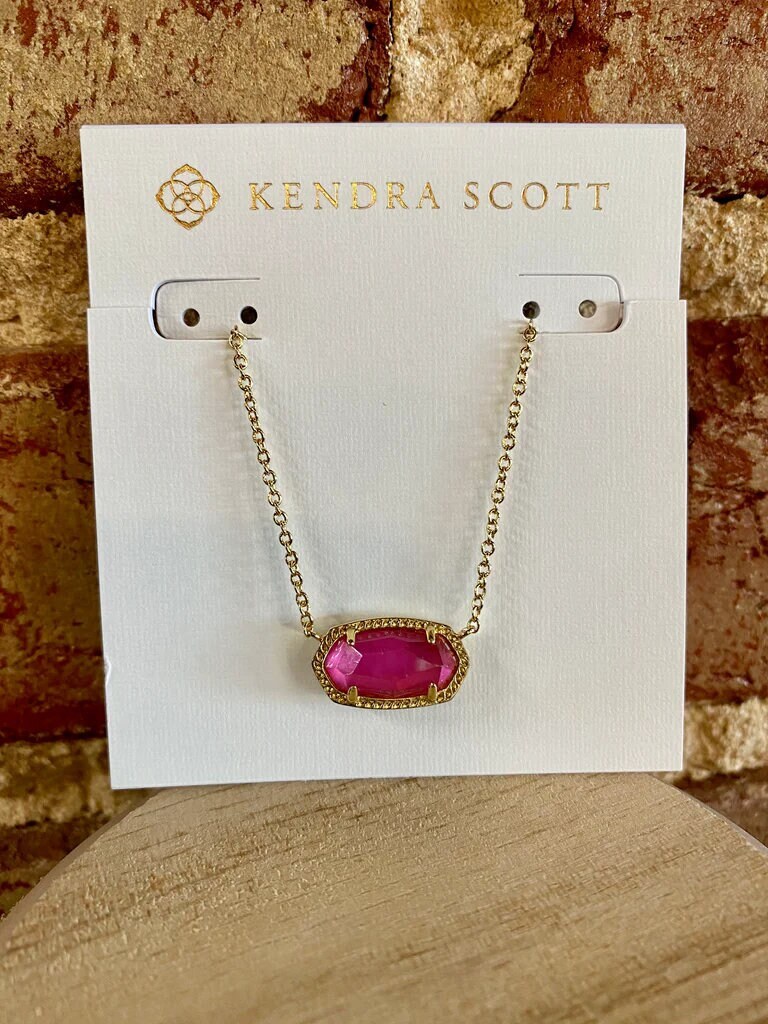 Hot pink kendra scott necklace deals