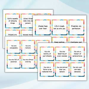 Inspiration Cards, Motivational Cards, Printable Cards, Printable ...
