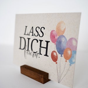 Lass dich feiern  l  Postkarte