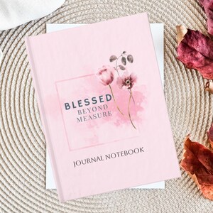 Blessed Beyond Measure Christian Journal - Ruled Line, Faith-Based Notebook, Inspirational Prayer Diary, Bible Study Gift, Spiritual