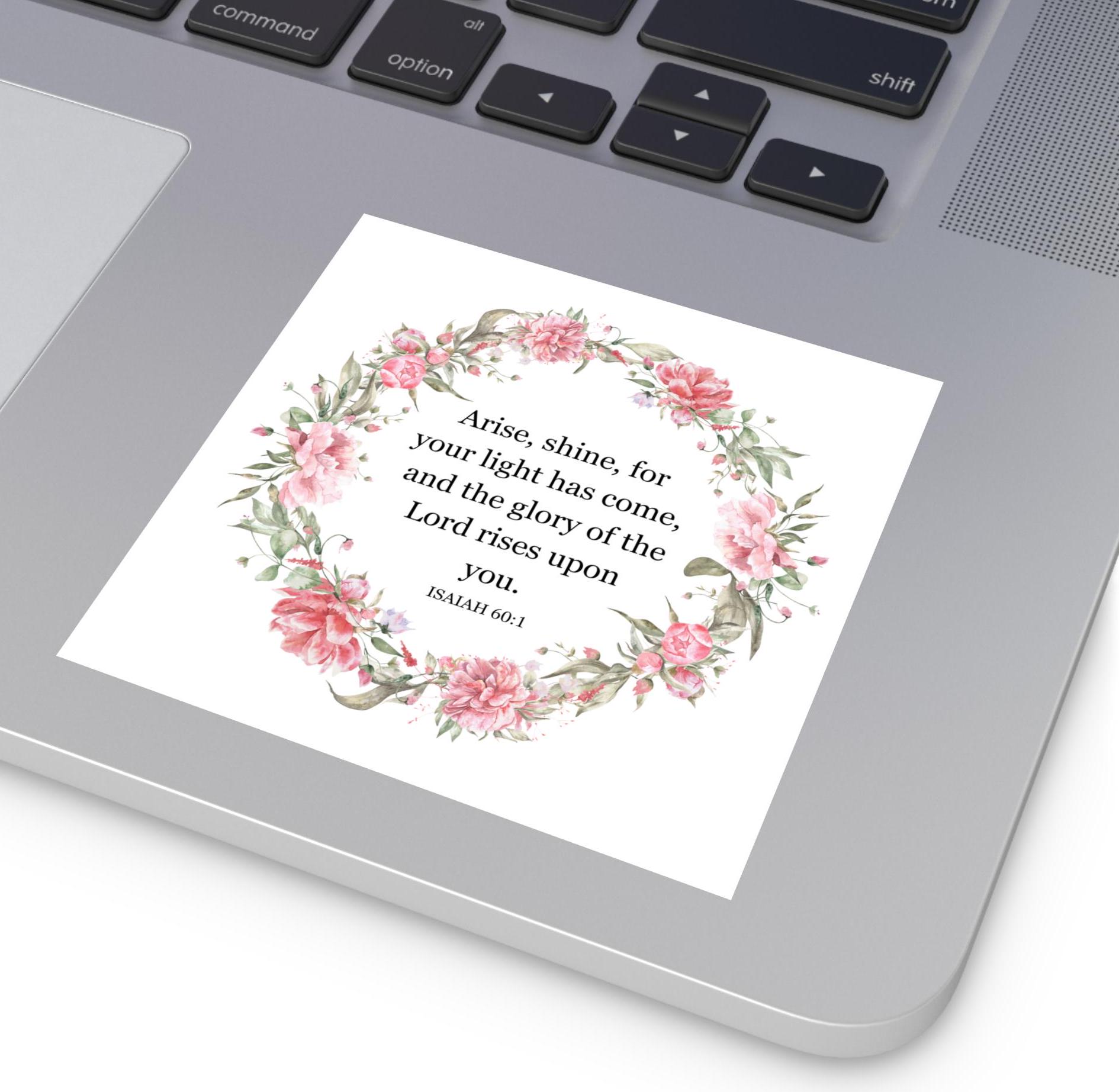 Christian Stickers, Arise and Shine, Devotional Journal Sticker ...