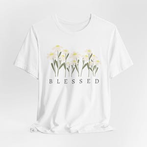 Blessed Shirt with Religious Graphics, Blessed tshirt, Blessed Inspirational Christian Tshirt, Ideal Religious Gift Ideas for Women
