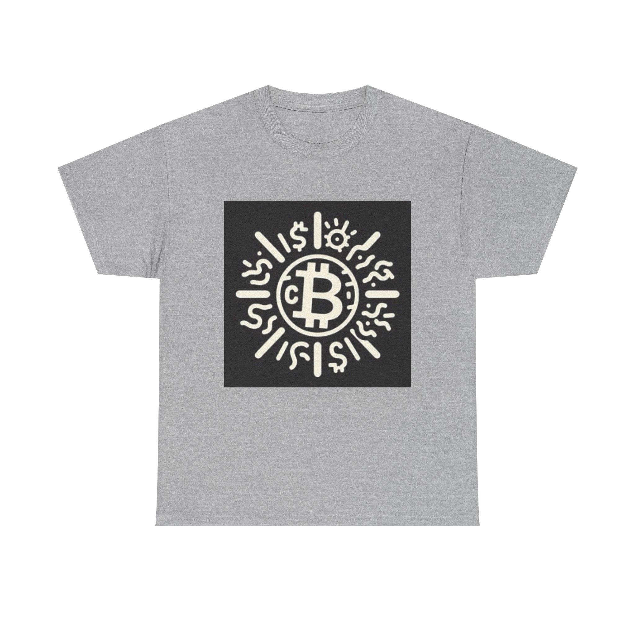 ビットコイン革命アートTシャツ：キース・ヘリングにインスパイアされた暗号シャツ