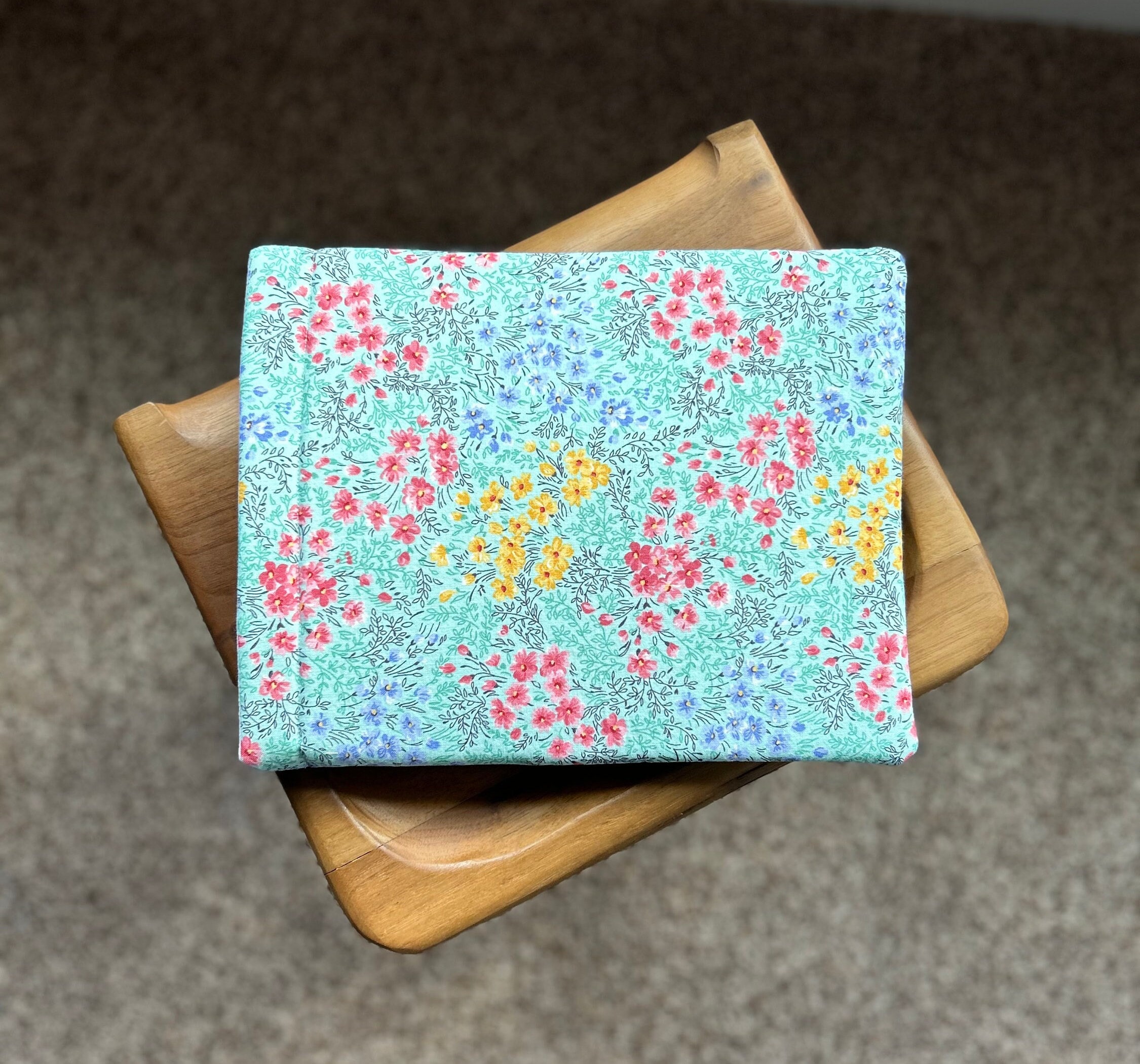 Spring Floral Flowers Book Sleeves Book Cover Etsy