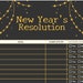 New Years Resolution List, Goal List, Resolution List, Printable ...