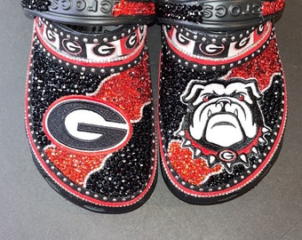 Georgia Bulldogs gepersonaliseerde crocs