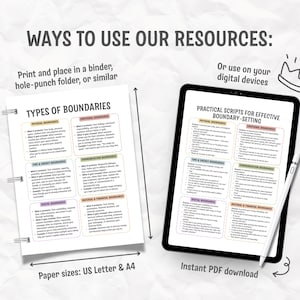 42 Boundary Setting Scripts Printable PDF | Therapy & Assertive Communication Tool image 5