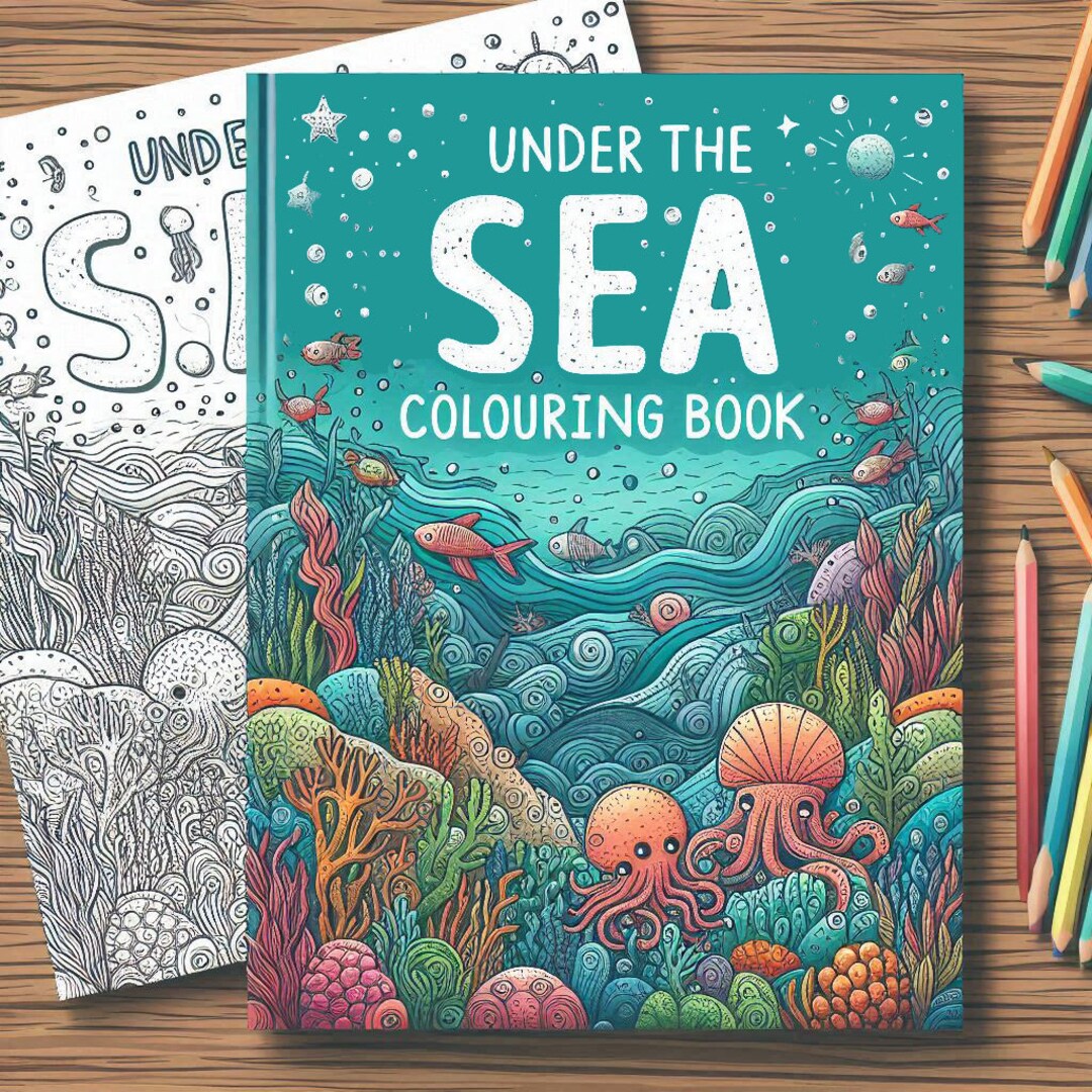 Ve Rang Colouring In Cute Under the Sea Animals Colouring Pages Suitable for a Range of Ages ...
