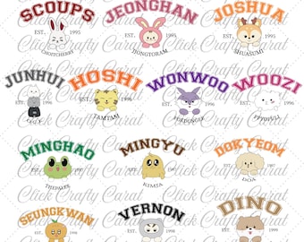 その他 miniteen doa Seventeen Miniteen DOA SVG Pack - Etsy