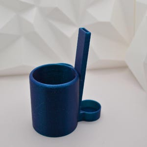 Compact Travel Puffco Proxy Pipe Attachment – Portable Pipe with Resin & Tool Storage (Fits 2ml Container, Not Included)