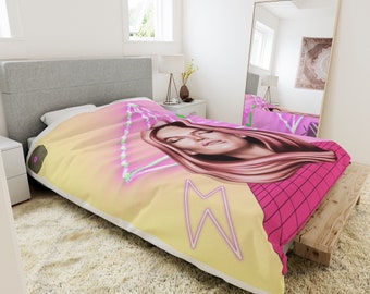 80's Wave Breeze Duvet Cover