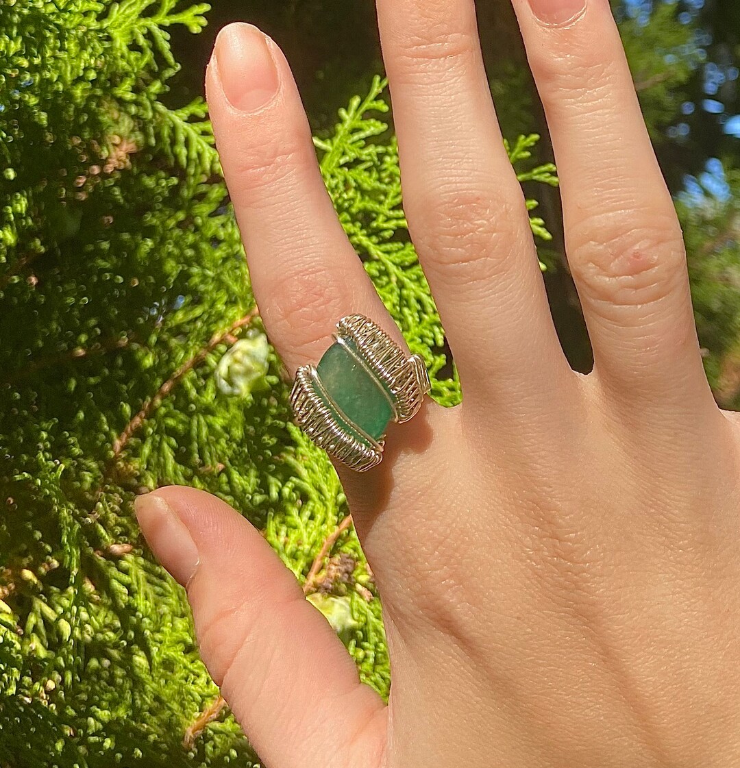 North Carolina Emerald Ring Emerald Ring for Woman Statement Crystal