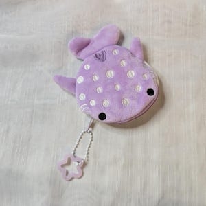 Whale shark coin purse / Beaded Jewelry / Cute jewelry charm bead / Fish keychain / Kawaii / Coquette / Gift for her / Y2K