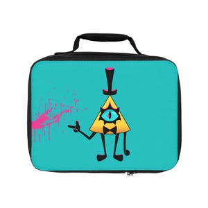 Bill cipher illuminati gravity falls triangle Lunch Bag