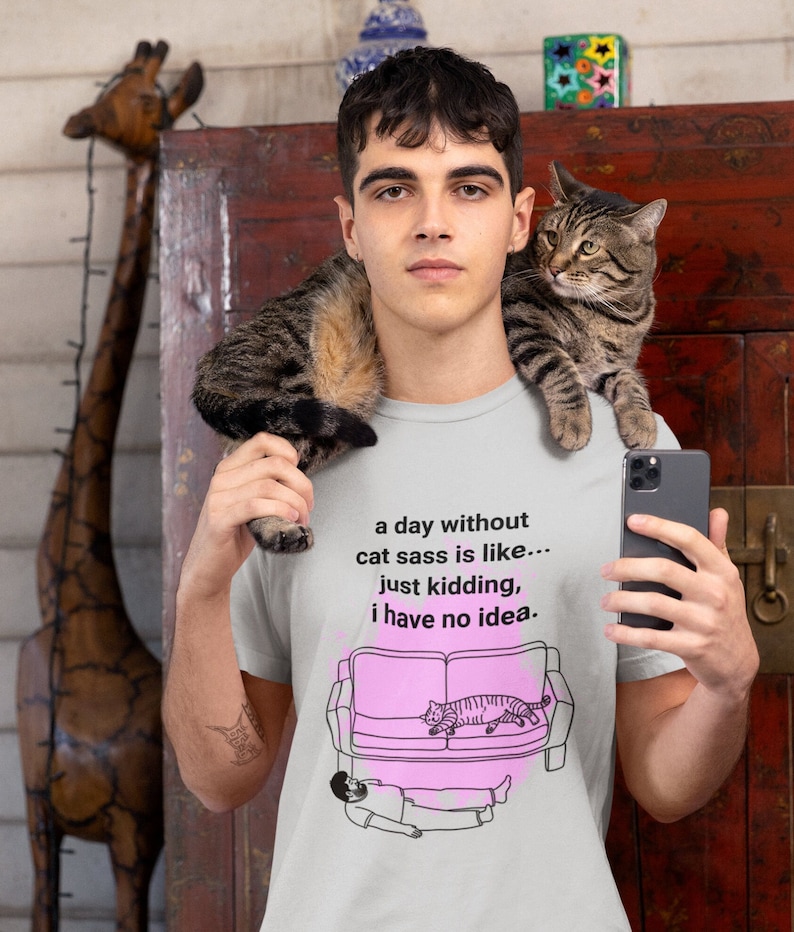 Valentine's Day Gift for Cat Lovers, Valentine's Day Tee for Pet Lovers