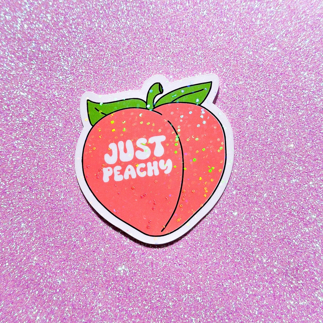 Just Peachy Sticker Peach Sticker Kindle Book Club Juicy Peach Sticker ...