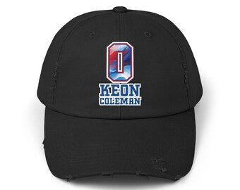 Keon Coleman | Buffalo Football | Unisex Distressed Cap